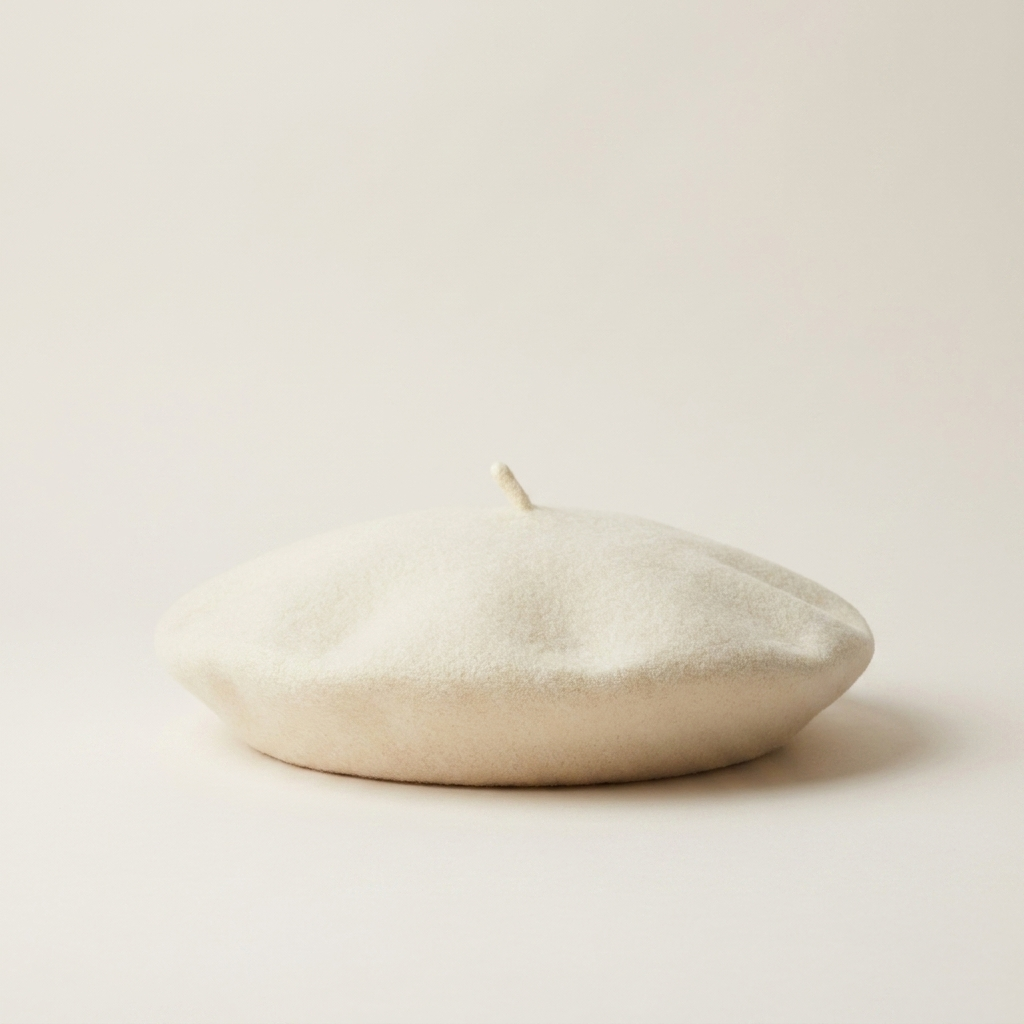 Béret Signature Crème