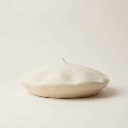 Béret Signature Crème